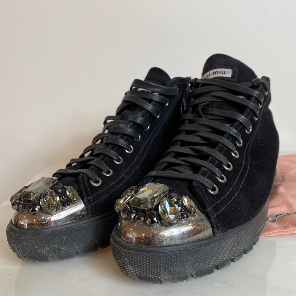 Miu Miu High Top Sneakers
